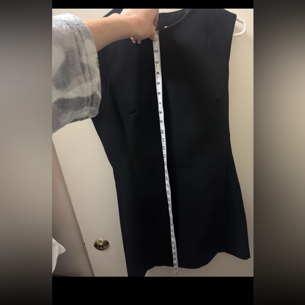 Zara Classic Black Dress Sz M party event dinner wedding trendy - Picture 3 of 6